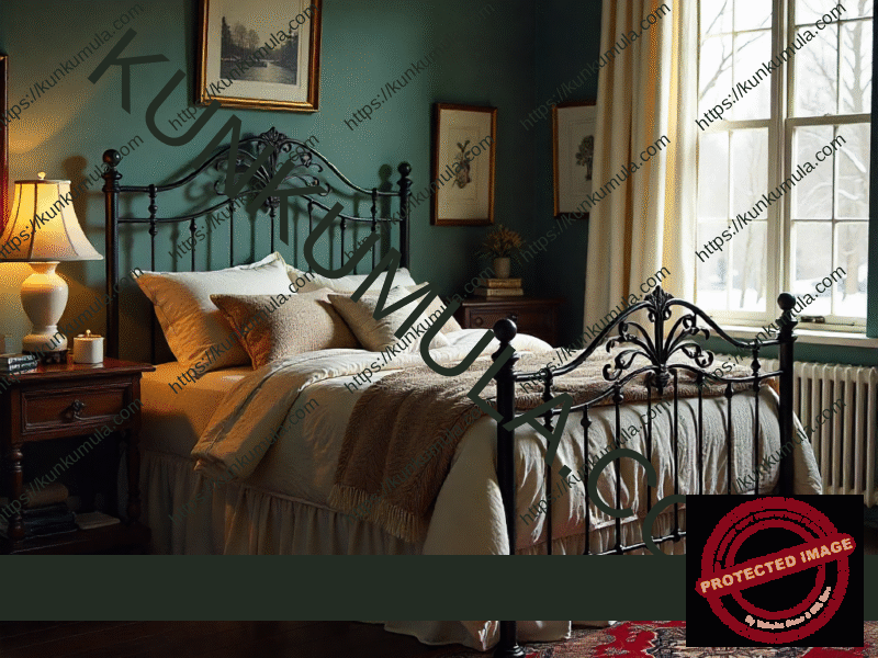 Brand New metalic, wooden and fabricated bed