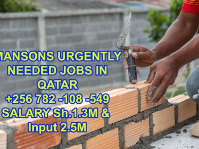 Masons Urgently Needed IN QATAR