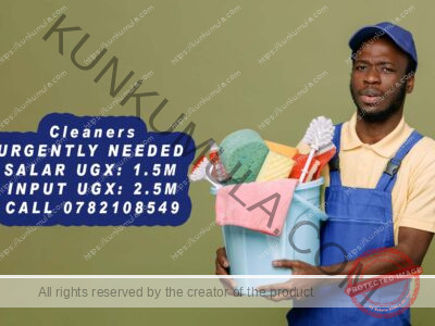 UGANDA CLEANERS URGENTLY NEEDED NOW NOW