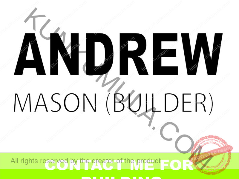 Am Andrew a Mason from Uganda