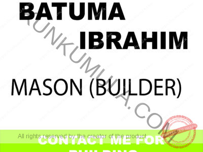 AM BATUMA IBRAHIM A MASON