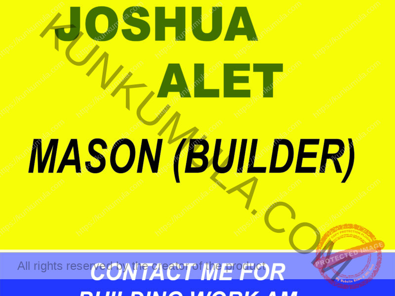 AM JOSHUA ALET BY NAME AND AM A MASON