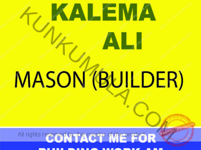 AM KALEMA ALI A MASON