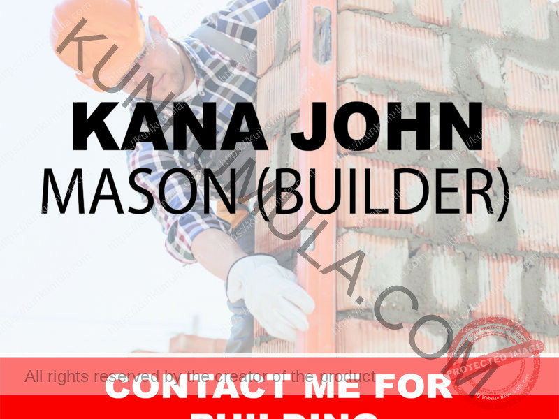 MASON KANA JOHN LOOKING FOR BUILDING WORK