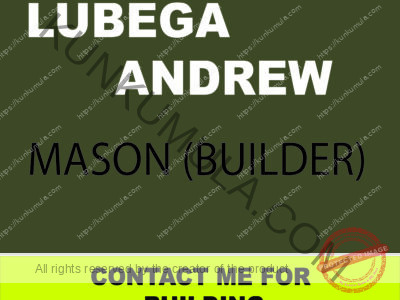 AM LUBEGA ANDREW A MASON FROM UGANDA