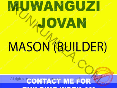am MUWANGUZI JOVAN a mason