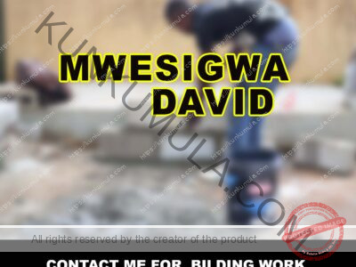AM MWESIGWA DAVID A MASON IN UGANDA