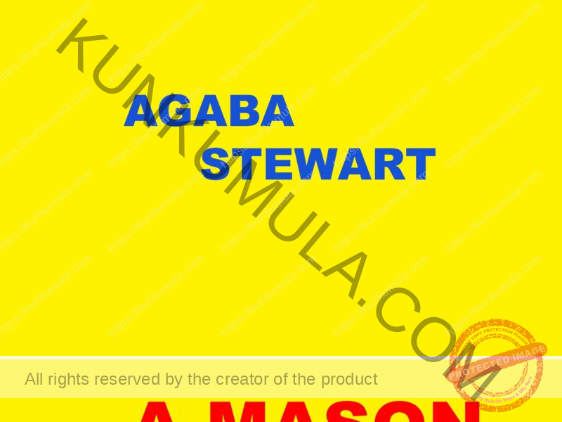 AM AGABA STEWART A MASON IN UGANDA