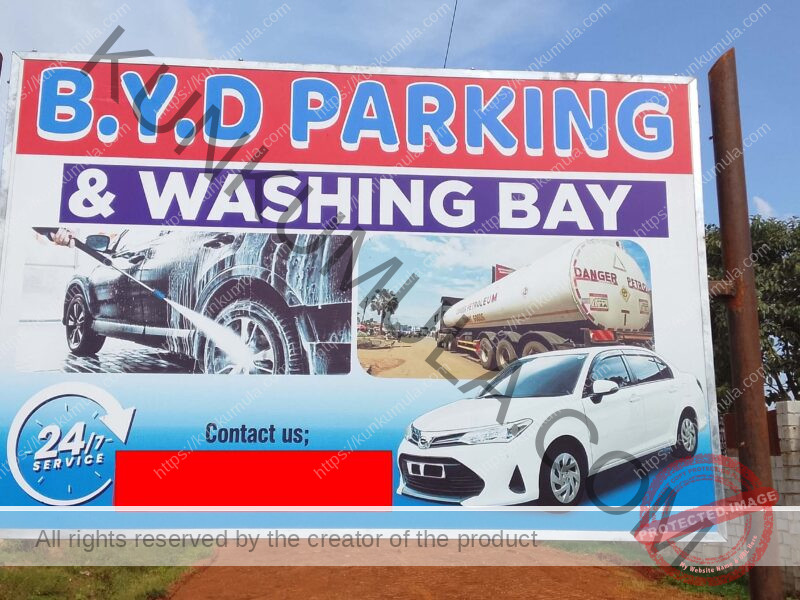 B. Y. D PARKING AND WASHING BAY, WASHING FOR SMALL CARS