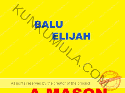 MY NAME IS BALU ELIJAH A MASON
