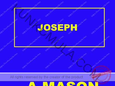 JOSEPH A MASON FROM UGANDA