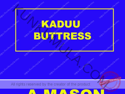 KADUU BUTTRESS A MASON
