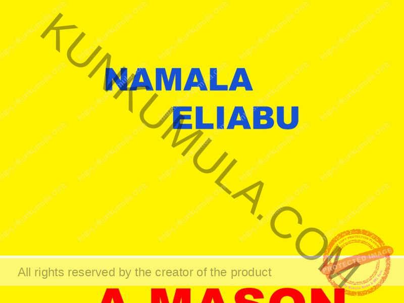 AM NAMALA ELIABU A MASON IN UGANDA