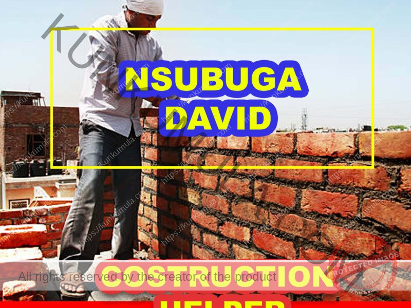 NSUBUGA DAVID CONSTRUCTION HELPER