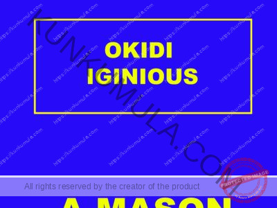 OKIDI IGINIOUS A MASON FROM UGANDA
