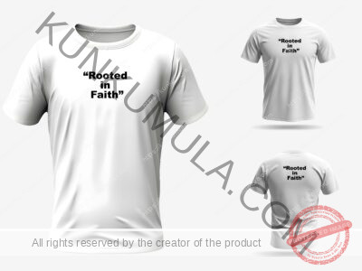 “Rooted in Faith” T Shirt Artwork Design