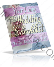 Year Long Wedding Checklist Book