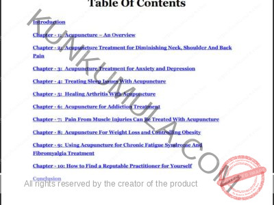 Acupuncture Mastery Book