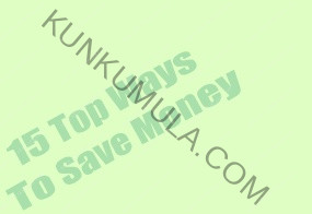 15 Top Ways to Save Money Book