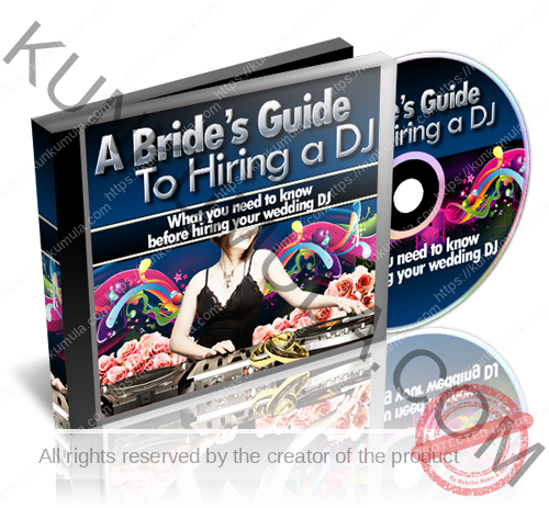 A Brides Guide To Hiring a DJ Book