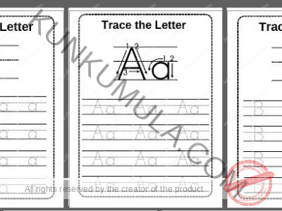 TRACING 05 Trace the Letter pdf in 76 pages