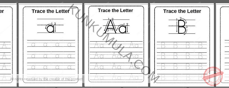 TRACING 05 Trace the Letter pdf in 76 pages