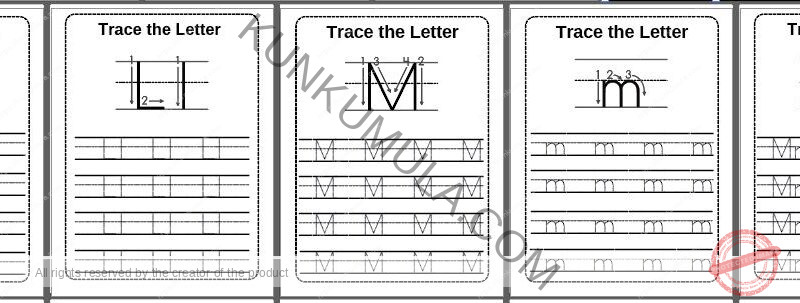 TRACING 05 Trace the Letter pdf in 76 pages