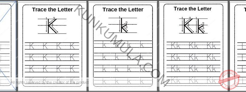 TRACING 05 Trace the Letter pdf in 76 pages