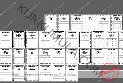 TRACING 05 Trace the Letter pdf in 76 pages