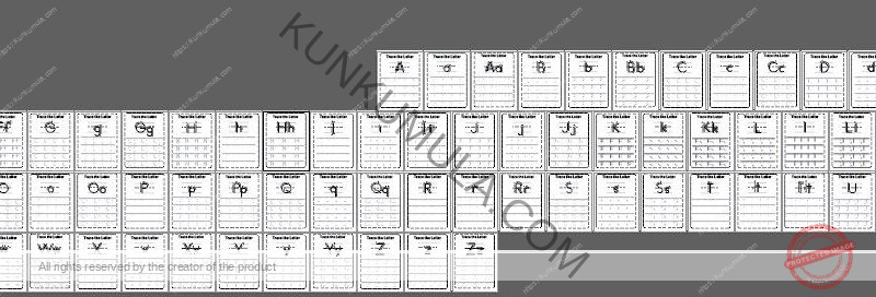 TRACING 05 Trace the Letter pdf in 76 pages