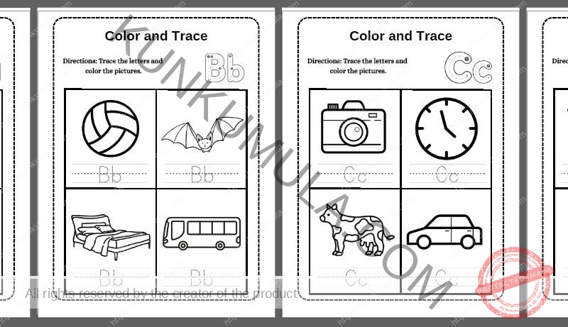 TRACING 06 Trace the Letter pdf in 26 pages