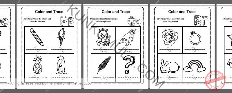 TRACING 06 Trace the Letter pdf in 26 pages