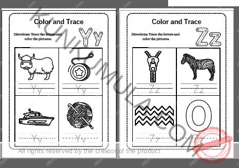 TRACING 06 Trace the Letter pdf in 26 pages