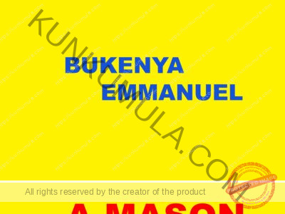 BUKENYA EMMANUEL A MASON
