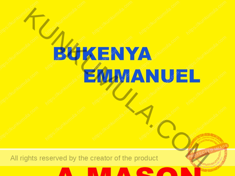 BUKENYA EMMANUEL A MASON