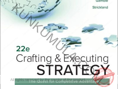 Crafting executing strategy the quest for competitive advantage concepts and cases Book in Pdf