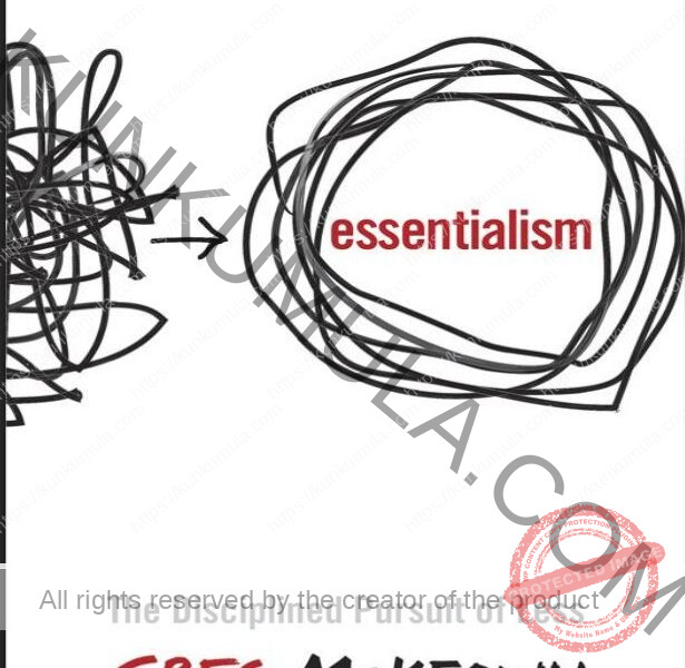 Essentialism The Disciplined Pursuit of Less Book in Pdf