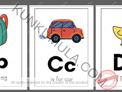 FLASH CARDS 03 A TO Z WELL DESIGNED 26 PAGES IN PDF