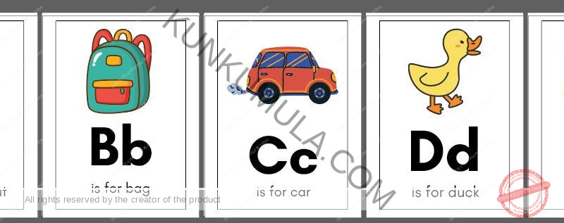 FLASH CARDS 03 A TO Z WELL DESIGNED 26 PAGES IN PDF