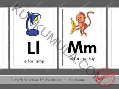 FLASH CARDS 03 A TO Z WELL DESIGNED 26 PAGES IN PDF