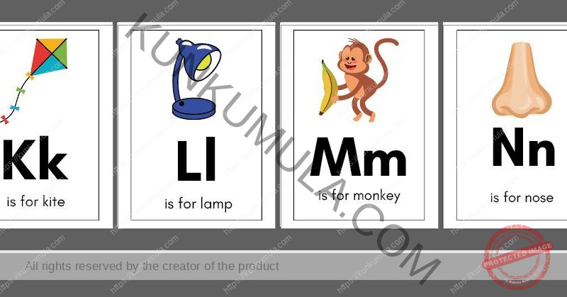 FLASH CARDS 03 A TO Z WELL DESIGNED 26 PAGES IN PDF