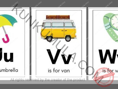 FLASH CARDS 03 A TO Z WELL DESIGNED 26 PAGES IN PDF