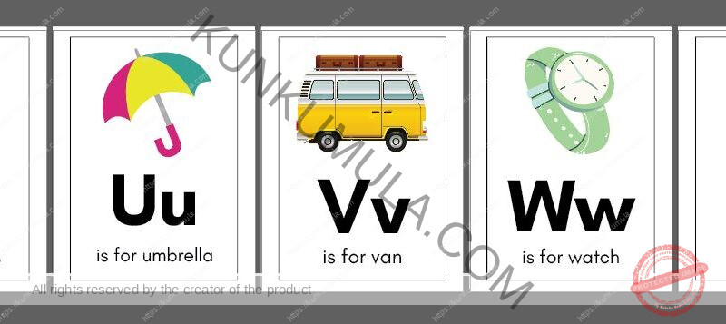 FLASH CARDS 03 A TO Z WELL DESIGNED 26 PAGES IN PDF