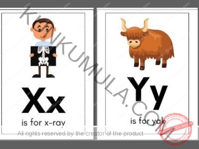 FLASH CARDS 03 A TO Z WELL DESIGNED 26 PAGES IN PDF