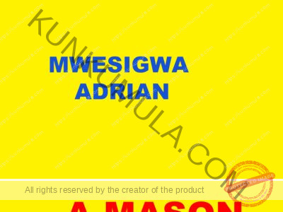 MWESIGWA ADRIAN A MASON