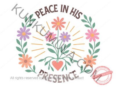 PEACE IN HIS PRESENCE CHRISTIAN T SHIRT BRANDS Vintage Boho Floral Christian-06