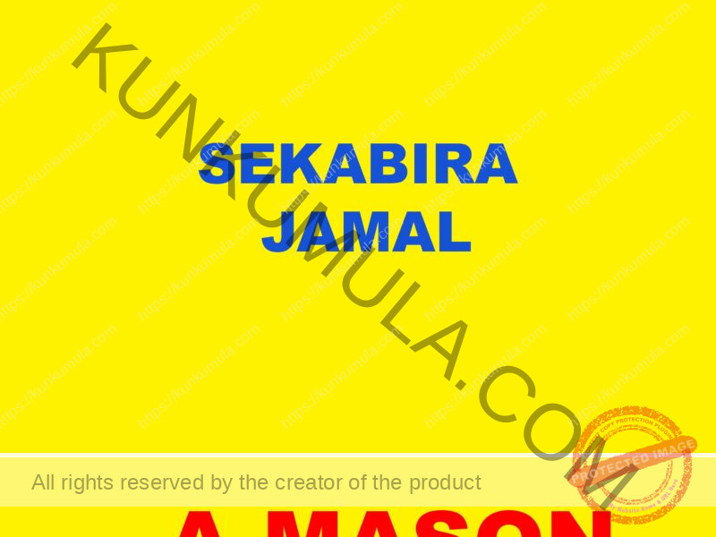SEKABIRA JAMAL AM A MASON