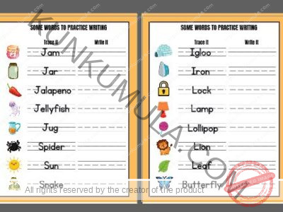 SOME WORDS TO PRACTICE WRITING