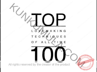 Top 100 Love Making Techniques Book Pdf