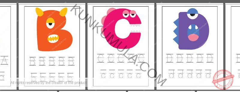 TRACING 11 Trace the Letters Pdf 52 Pages